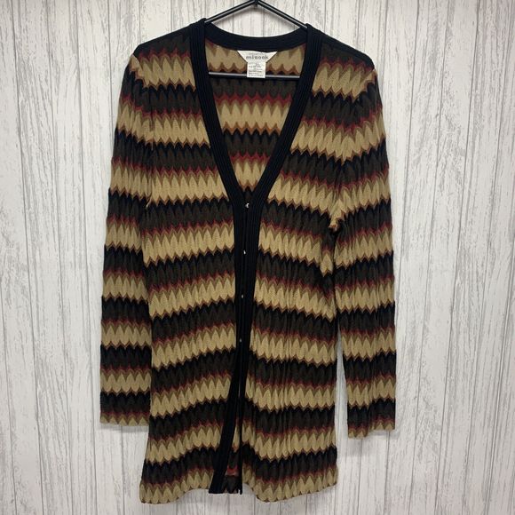 Womens Size L Exclusively Misook Vintage Cardigan Sweater - Picture 1 of 5